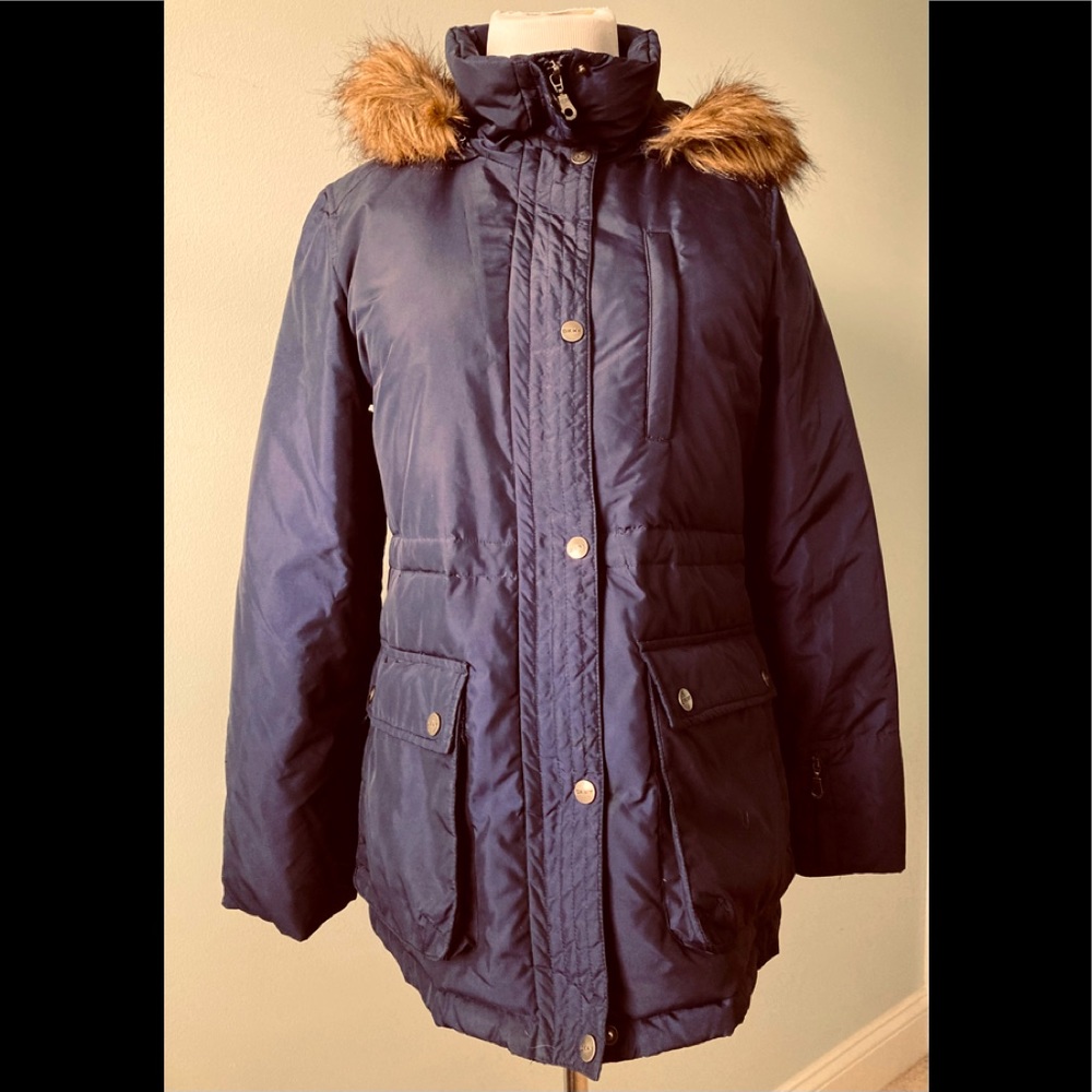 DKNY Down Parka w/Detachable Hood